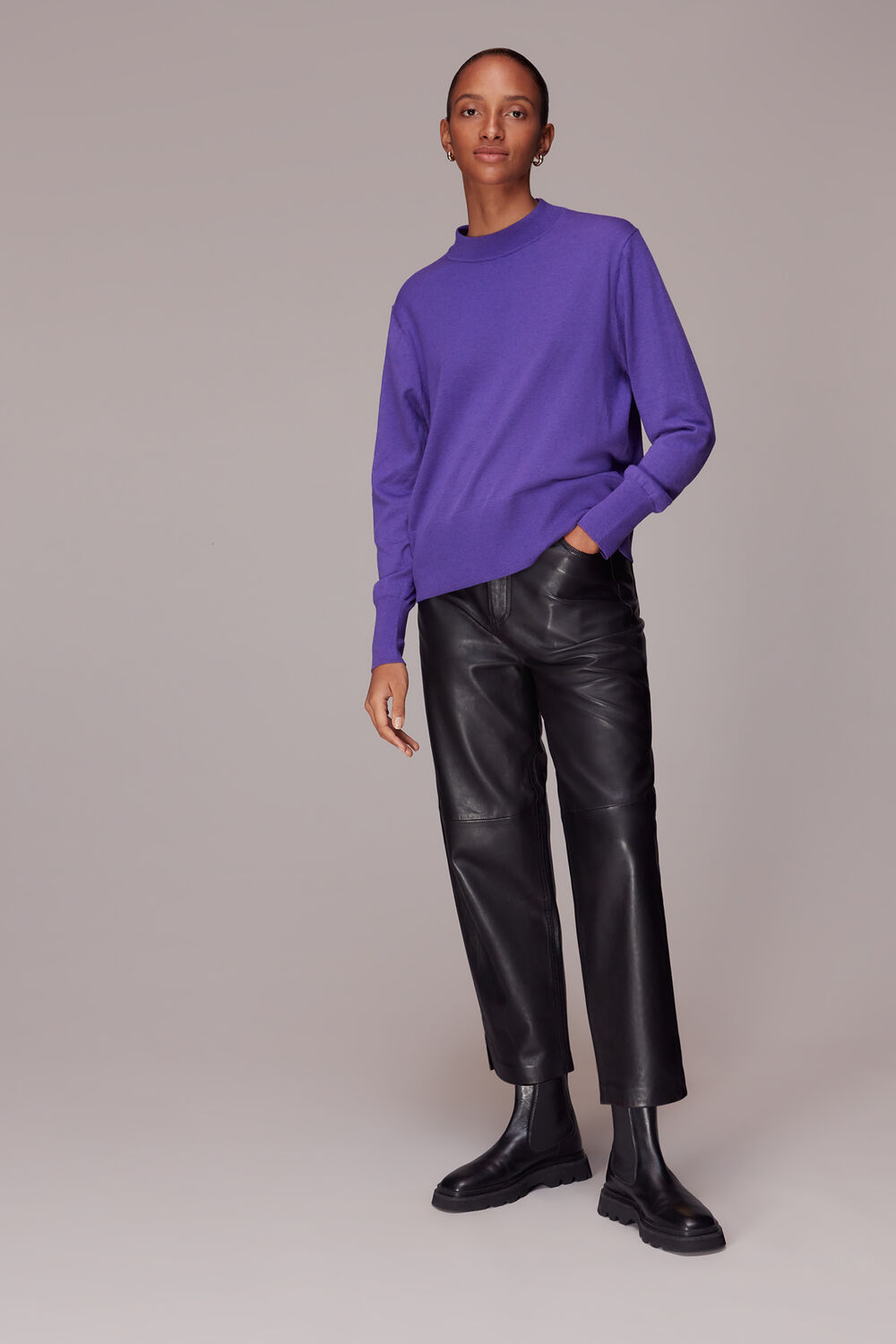Mae High Neck Sweater
